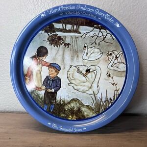 VTG 1981 Michael Hague Tin Hans Christian Andersen Ugly Duckling Swan PHOTOS!‎
